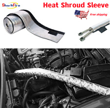 Feat Shield Sleeve Fuel line Heat Shield + Wire Heat Protection Hose Heat Sleeve picture