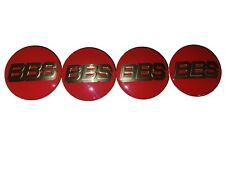 NEW BBS RED + GOLD 70mm CENTER CAP EMBLEMS 58071022.4 picture