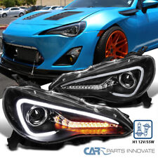 Black Fits 2013-2016 Scion FR-S Toyota Projector Headlights LED Signal Bar Lamps picture
