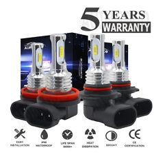 H11 9005 LED Headlight Super Bright Bulbs Kit 8000K White 330000LM High/Low Beam picture