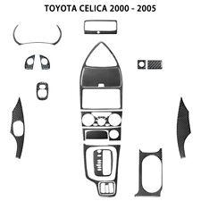 18Pcs For Toyota Celica 2000-2005 Carbon Fiber Full Interior Kit Cover Trim picture
