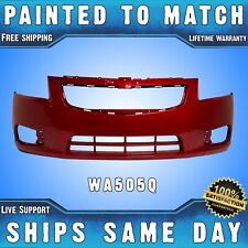 NEW *Painted 505Q Crystal Red* Front Bumper Cover for 2011-2014 Chevy Cruze picture