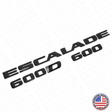 For Cadillac Escalade 600 600D Gloss Black Rear Liftgate Emblem Badge Package picture