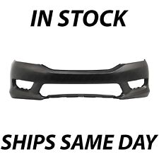 NEW Primered - Front Bumper Cover for 2013 2014 2015 Honda Accord Sedan 13-15 picture