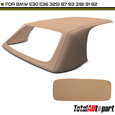 Tan Convertible Soft Top w/ Clear Plastic Window for BMW E30 E36 318i 91-92 325i picture