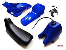 Plastic Fender Body Fairing Seat Gas Tank Kit Yamaha PW80 Peewee PW 80 Blue picture