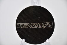 Tenzo Carbon Fiber w/Silver Logo Wheel Center Cap Hub Cap DC-0202TEN 2.36