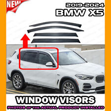 WINDOW VISORS for 2019 → 2024 BMW X5 G05 / DEFLECTORS RAIN GUARD VENT SHADE picture