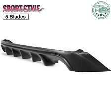 For 14-16 Lexus IS250 IS350 IS200T Rear Bumper Diffuser Lip Shark Fins 5F Style picture