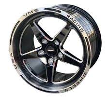 2x VMS V Star Rim Wheel Polished Lip 17x10 5x115 +30 ET 6.7” BS For 06 21 Dodge picture