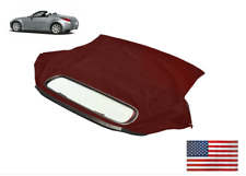Fits: Nissan 350Z Convertible Top & Heated Glass Window 2003-2009 BORDEAUX Cloth picture