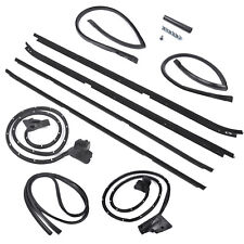 9Pcs Weatherstripping Seal Kit Roof Rail Door Rubber Seal for Regal Cutlass RWD picture
