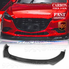 For Mazda 3 5 6 CX3 CX3O CX5 Carbon Front Bumper Lip JDM Chin Splitter Spoiler picture