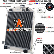 4 Row Aluminum Radiator For 1932 Ford Model A Series ONLY FOR Flathead Engine picture