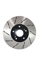 [Rear Slott Brake Rotors Ceramic Pads] Fit 12-16 Ford Flex w/Vented Rotors picture