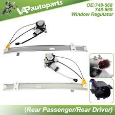 For 2002-2007 Jeep Liberty Rear Right Left Set w/ Motor Power Window Regulator picture