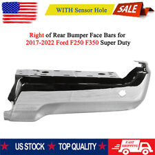 Chrome Rear RH Bumper Face Bar Ends For 2017-2022 Ford F250 F350 W/ Sensors Hole picture