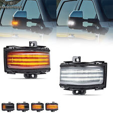 Smoked LED Dynamic Switchback Mirror Lights For 17-22 Ford Super Duty F250 F350  picture