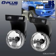 Pair Fit For 94 - 01 Dodge Ram Clear Fog Lights Driving Bumper Replacement Lamps picture