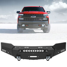Front Bumper For 2019 2020 2021 Chevrolet Silverado 1500 w/Removable Side Wings picture