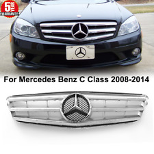 Front Grille For Mercedes Benz C Class W204 2008-2014 C180 C200 C250 C300 Chrome picture