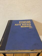 Vintage 1972 Motor's Auto Repair Manual Service Trade 35th Edition picture