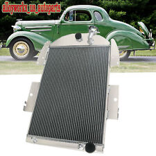ALL ALUMINUM 4 ROWS RADIATOR FOR 1935 1936 CHEVY MASTER DELUXE TRUCK PICKUP 3.4L picture
