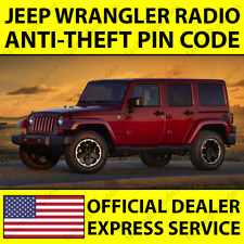 ✅JEEP WRANGLER CAR RADIO ANTI-THEFT UNLOCKING PIN CODE FAST & RELIABLE SERVICE✅ picture