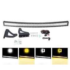 Amber/White 52''Strobe Light Bar+Roof Mount Wire For Can Am Defender HD5/8//9/10 picture