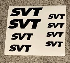 Ford SVT 8-Sticker Raptor Cobra Focus Vinyl Decal Set Sheet (CHOICE OF COLOR) picture