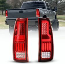 For 1999-2006 Chevy Silverado 1500 99-02 GMC Sierra Red LED Tail Lights Lamps picture