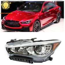 Headlight Assembly Headlamp Driver Left Side For Infiniti Q50 2014-2016 2017 picture