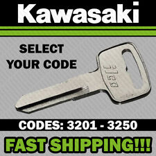 Kawasaki keys Teryx Mule Cut to Code replacement key made to codes 3201-3250 picture