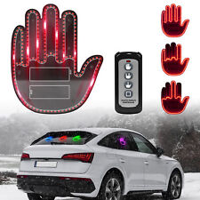 2024 LED Middle Finger Light Hand Finger Gesture Light w/ Remote Car Signs-Light picture