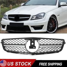 AMG Grill For Mercedes Benz W204 C230 C180 C300 C350 C250 2008-2014 Front Grille picture