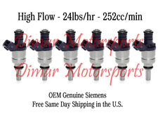 24lb 252cc Performance Upgrade High Flow Injectors x6 for 2001-2006 325Ci picture