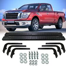 Side Step Running Boards for 04-22 Nissan Titan/XD king Cab Aluminum,L+R picture