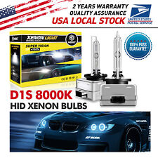 2X HID Xenon Headlight Bulbs 8000K High/Low Beam Ice Blue D1S 3600LM 85V 35W picture