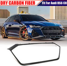 For Audi RS6 RS7 C8 Avant Wagon 2019-2022 DRY CARBON Front Bumper Grille Grill picture