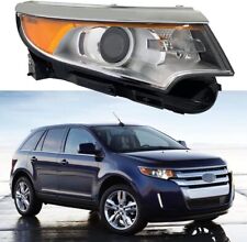 Headlight For 11-14 Ford Edge OEM Projector Halogen Chrome Clear RH/Passenger picture