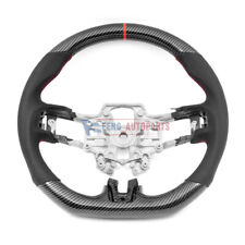 Hydro Dip Carbon Fiber Steering Wheel Fit For Ford Mustang GT 2018-2020 picture