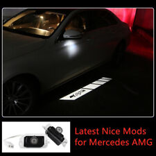 2x Mercedes AMG Side Mirror Logo Puddle Light for Mersdes A/B/C/E/S/GLC Class picture