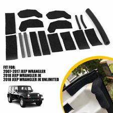 17PCS Hardtop Headliner Roof Seal Kit For 2007-2017 Jeep Wrangler 2018 JK picture