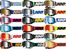 100% Racecraft 2 Goggles Motocross MX Offroad ATV UTV Adult Mirrored /Clear Lens picture