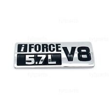 1pc Chrome Fender Door 5.7L V8 Iforce Emblem Fit For 2007-2021 Toyota Tundra picture