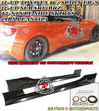 Fits 12-21 Subaru BRZ / Scion FR-S / Toyota 86 T-Style V2 Side Skirts (ABS) picture