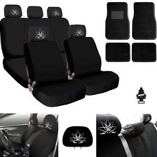 For Mazda New Lotus Car Truck SUV Seat Covers Headrest Floor Mats Full Set  picture
