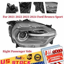 LED Headlight Right Passenger Side For 2021 2022 2023 2024 Ford Bronco Sport picture