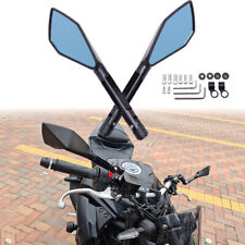 Pair Motorcycle Rearview Side Mirrors Black CNC Aluminum Alloy For Yamaha MT 03 picture