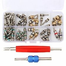 102X R134a Car A/C Air Conditioning Valve,Cores Auto Air Con Tool Kit 1/4 5/16 picture